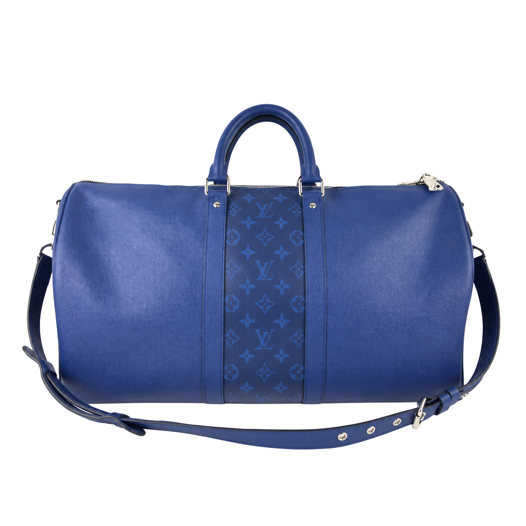BLUE Louis Vuitton Keepall Bandouliere 50 PERFECT condition 1
