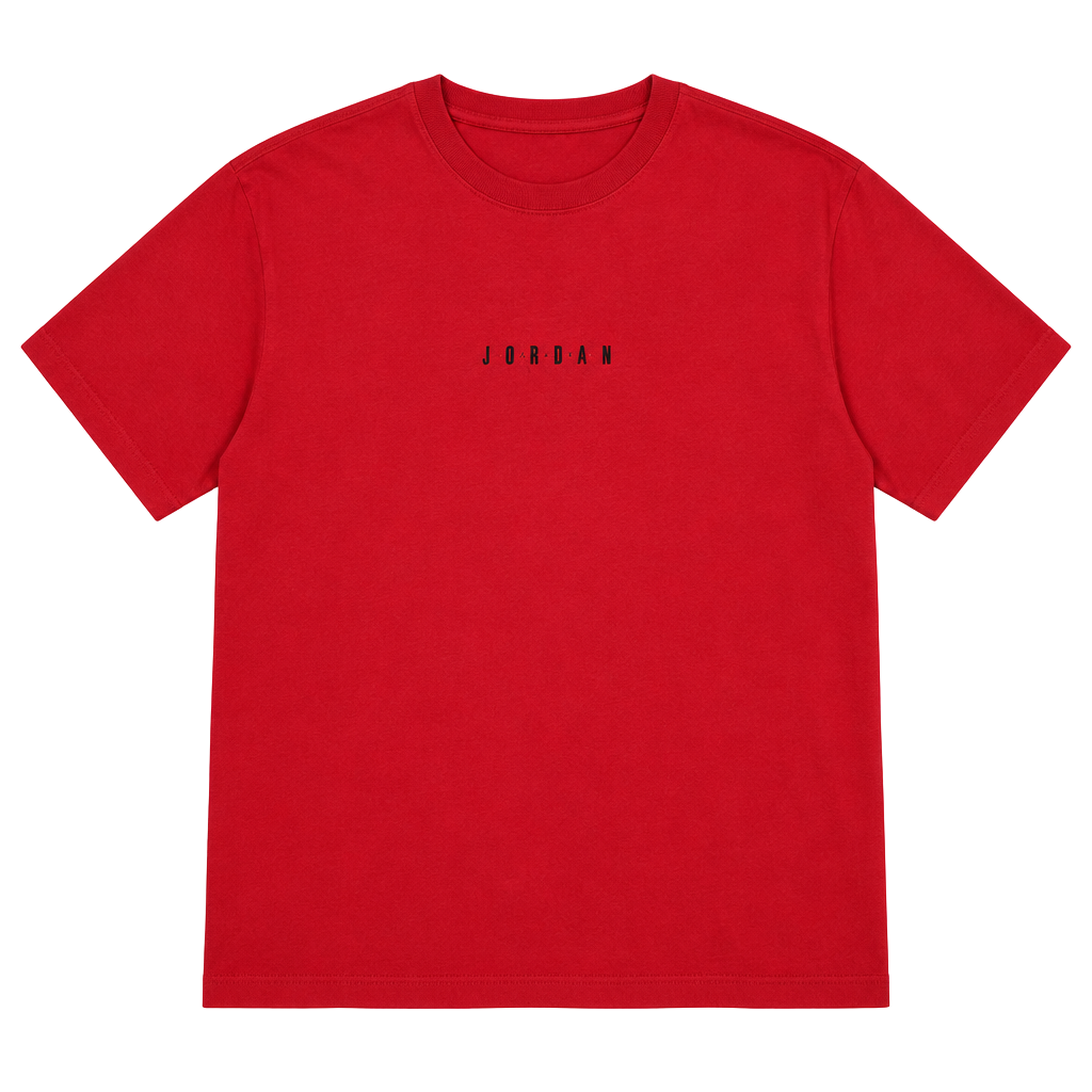 Jordan T-Shirt Size XXL Red Embroidered Logo Short Sleeve 1