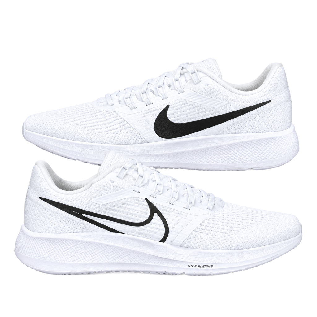 Nike Air Zoom Pegasus 39 Size 9 White Black Running Shoes 1