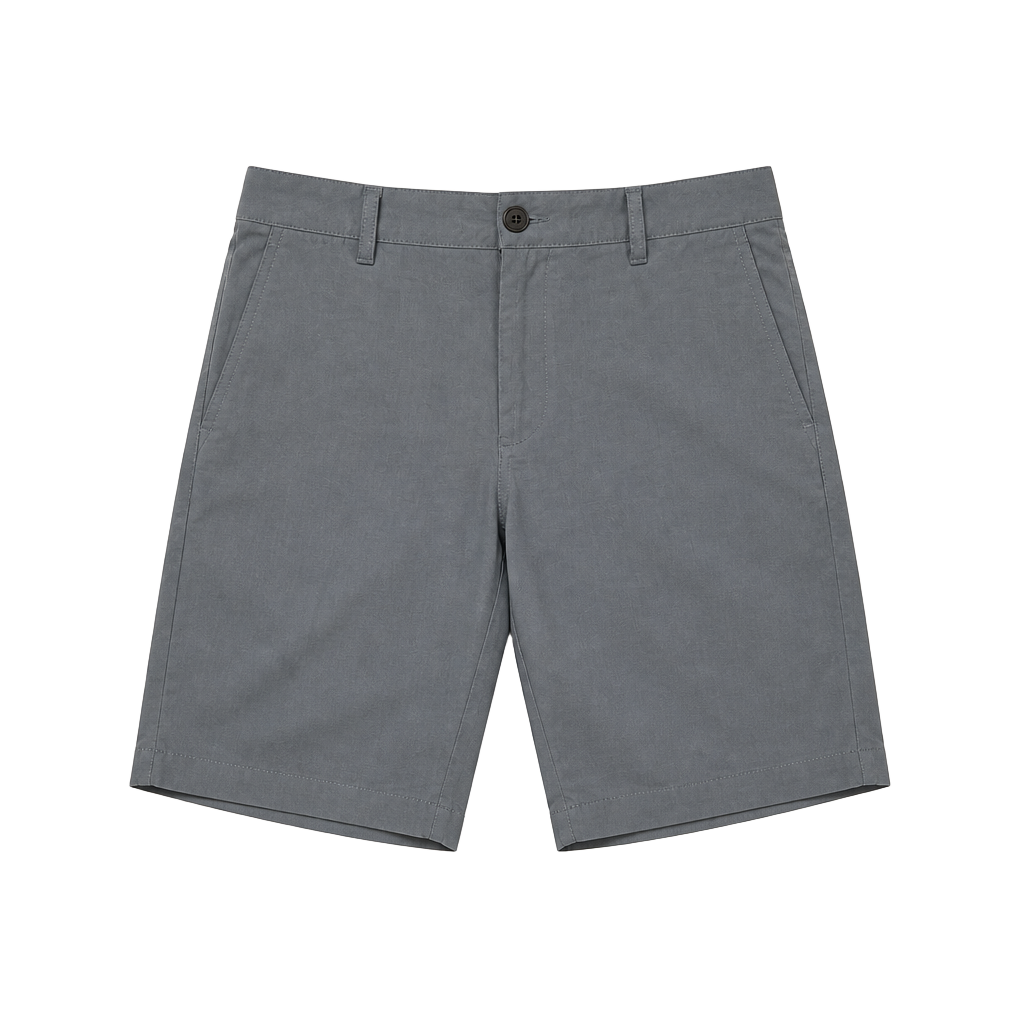 Goodthreads Men's Gray Flat Front Chino Shorts Size 34 1