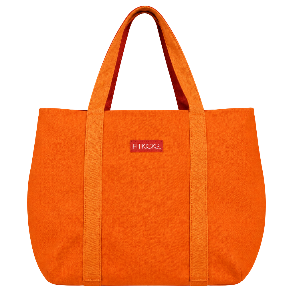 FITKICKS Every Day Tote Orange Red Reversible Bag 1