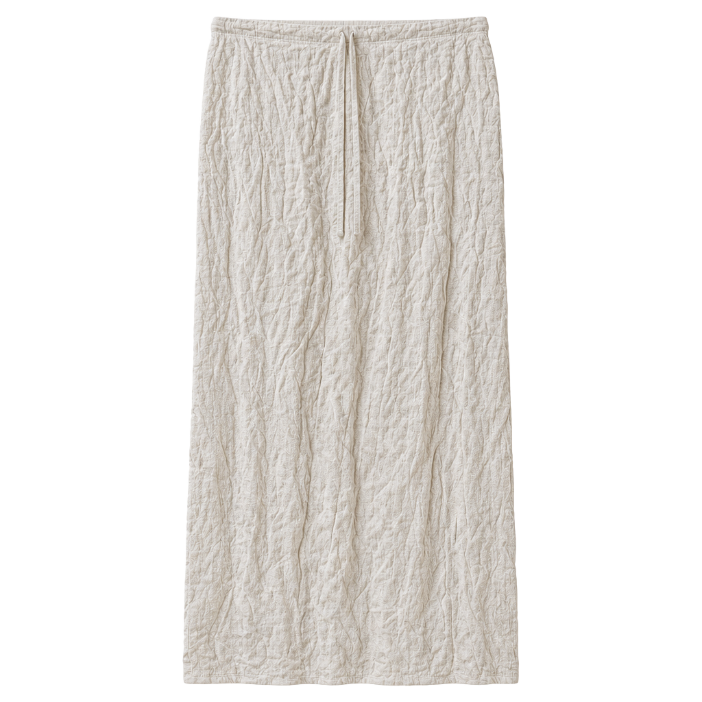 Song of Style Linen Skirt Beige 1