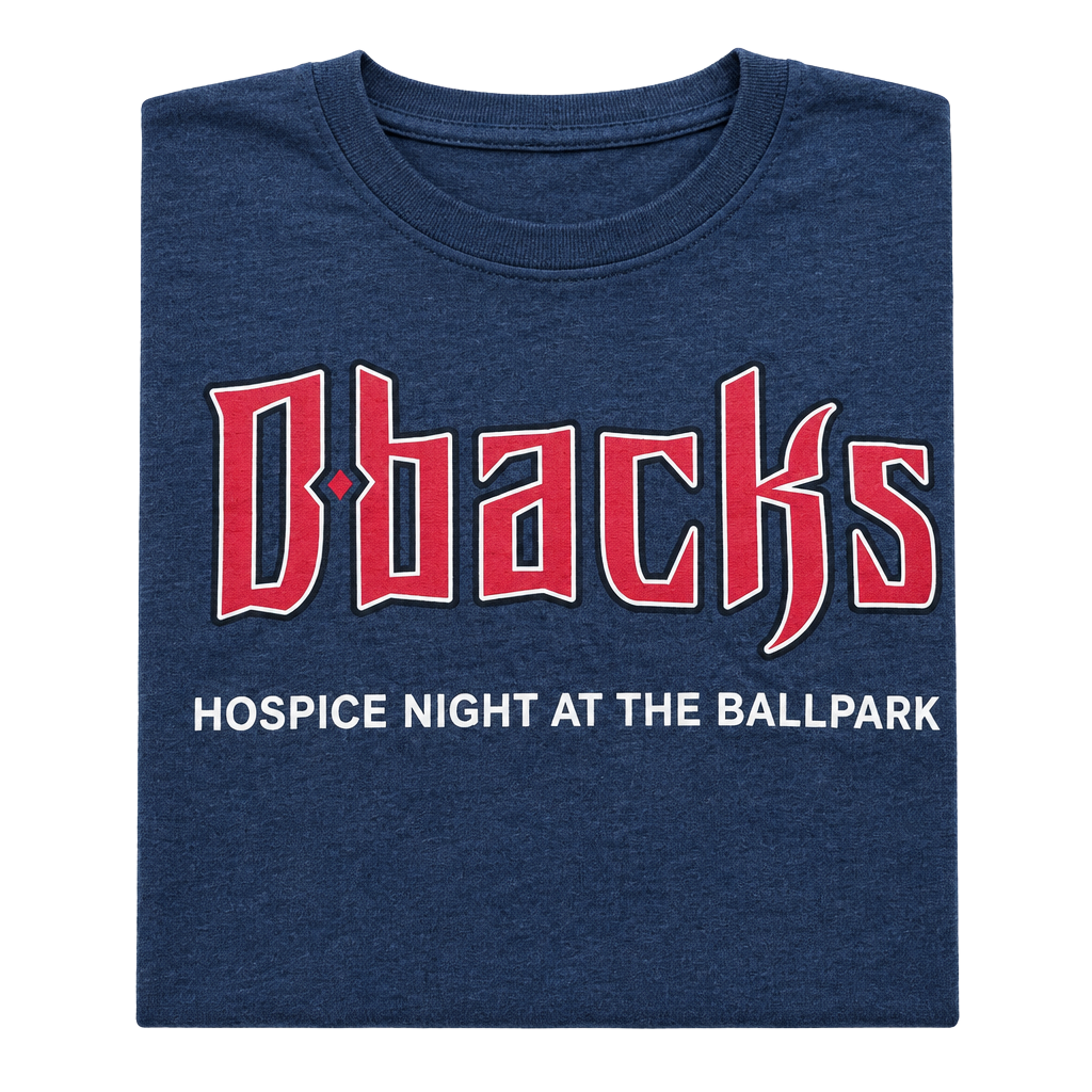 Gildan Arizona Diamondbacks T-Shirt Size XL Hospice Night at the Ballpark 1