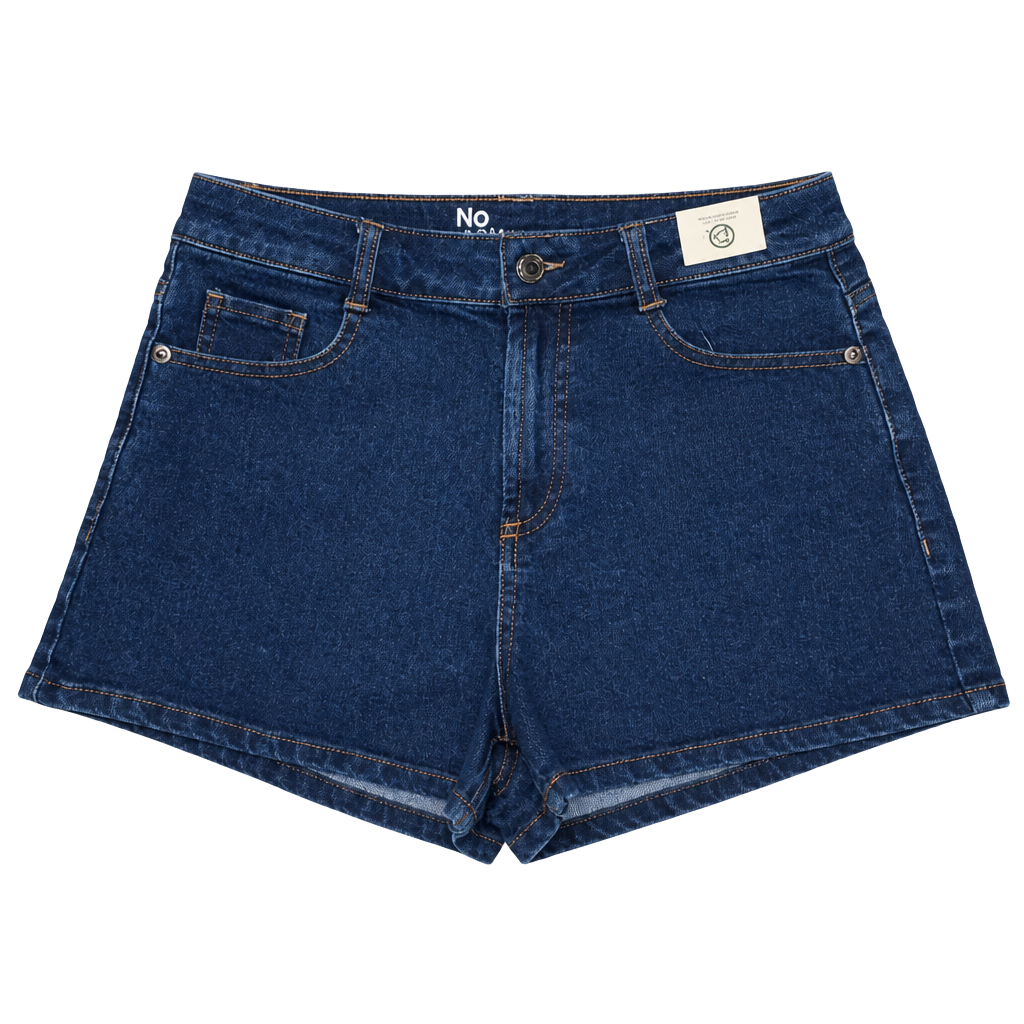 No Boundaries Women's Denim Mom Shorts Rinse Wash Size 4 1