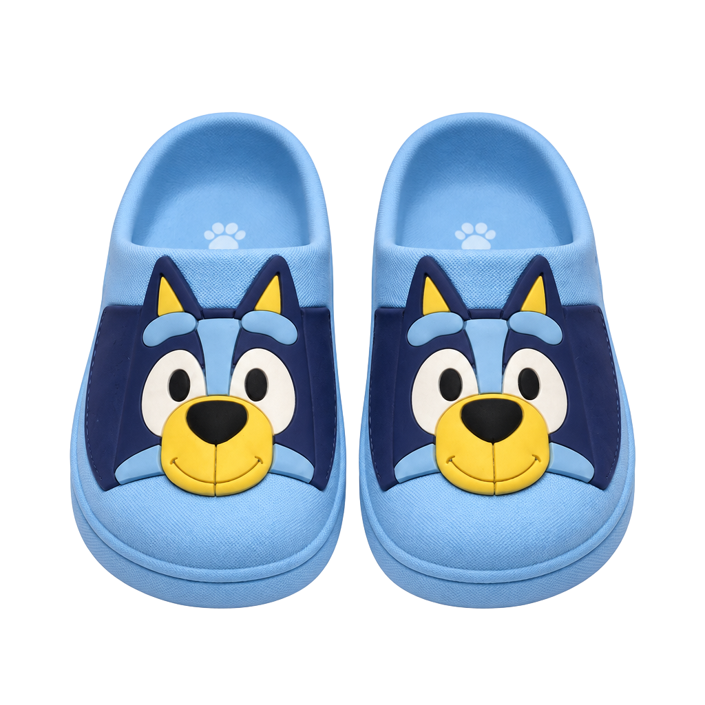 Ground Up Bluey Clog Sandals Blue EVA Slip-On Toddler Shoes 1