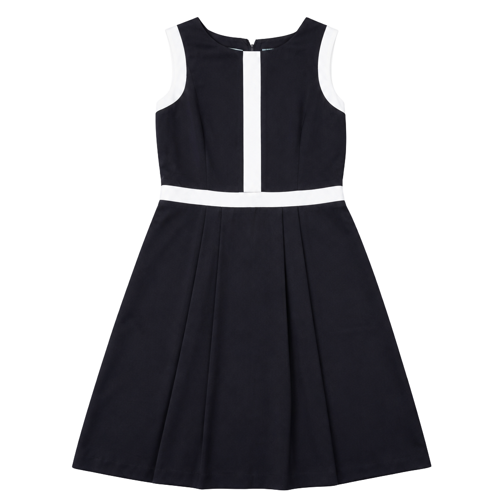 Lauren Ralph Lauren Black and White Sleeveless Dress Size 4 1