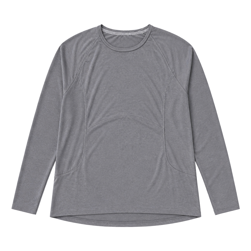 Spyder Active Women's Grey Striped Long Sleeve Athletic Top Size XL 1