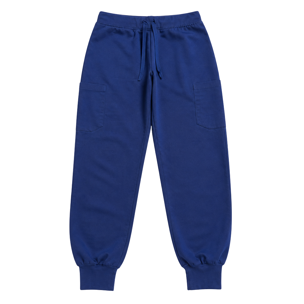 Mandala Scrubs Women's Navy Blue Jogger Scrub Pants with Pockets 1