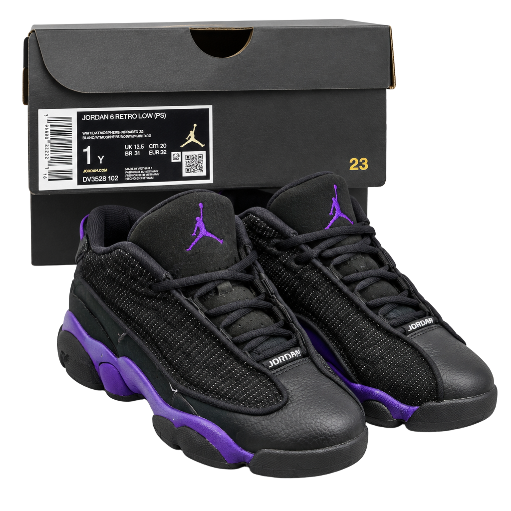 Jordan Air Jordan 13 Retro Size 1Y Court Purple Black 1