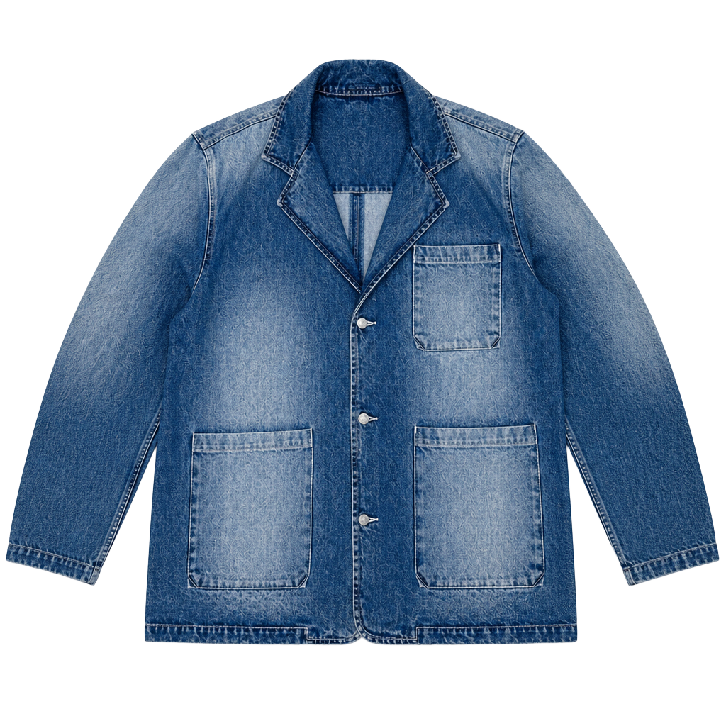 Koman Sports Vintage Denim Chore Jacket 2XL Deadstock 1