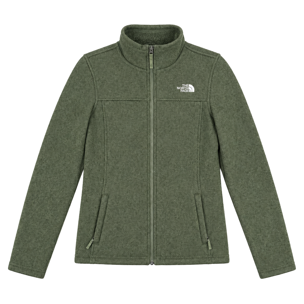 The North Face Dark Grey Heather Jacket Women's XS Full Zipper 1