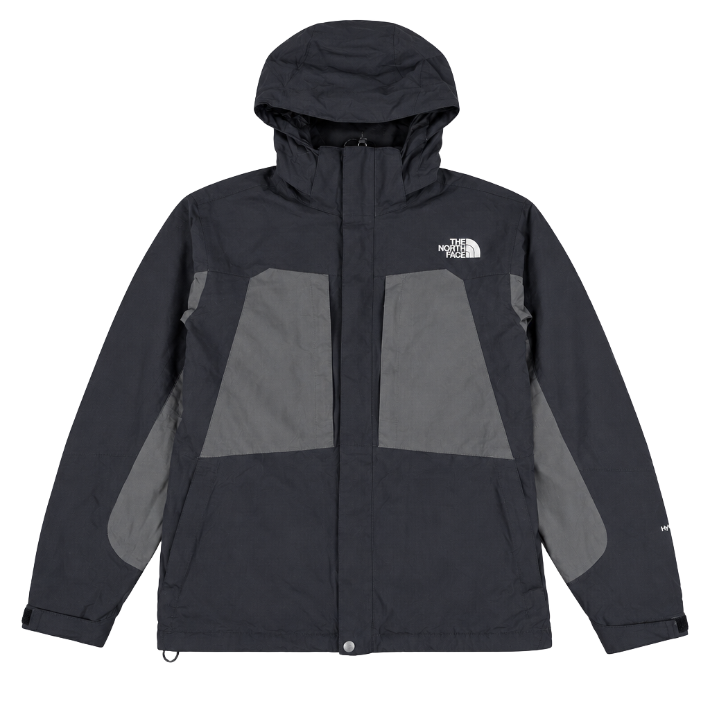 The North Face Hyvent 3 In 1 Waterproof Jacket Black Gray Men's Large 1