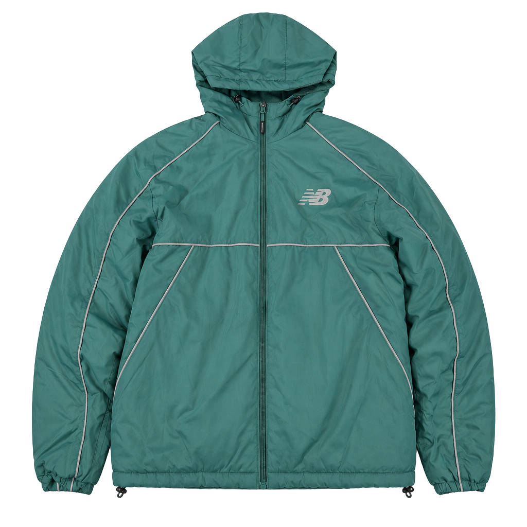 New Balance Puffer Jacket Green- M 1