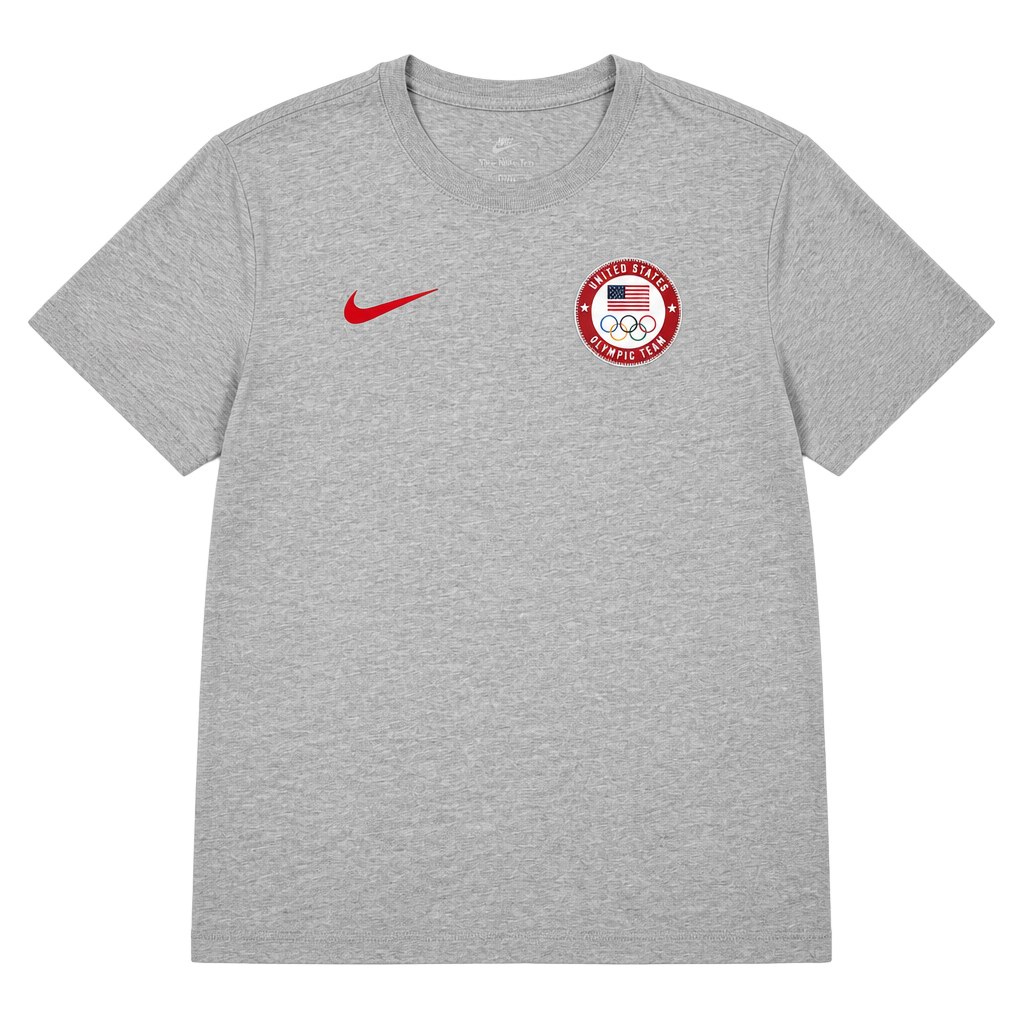 Nike Team USA Olympic Team Heather Grey T-Shirt 1