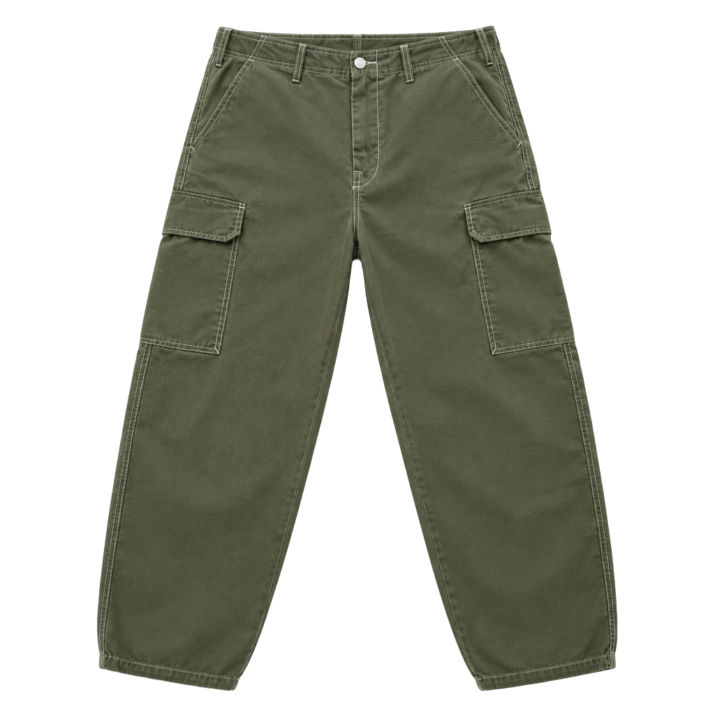 VINTAGE US ARMY TROPICAL COMBAT TROUSERS RIP STOP 1985 SIZE MEDIUM REG – , 1
