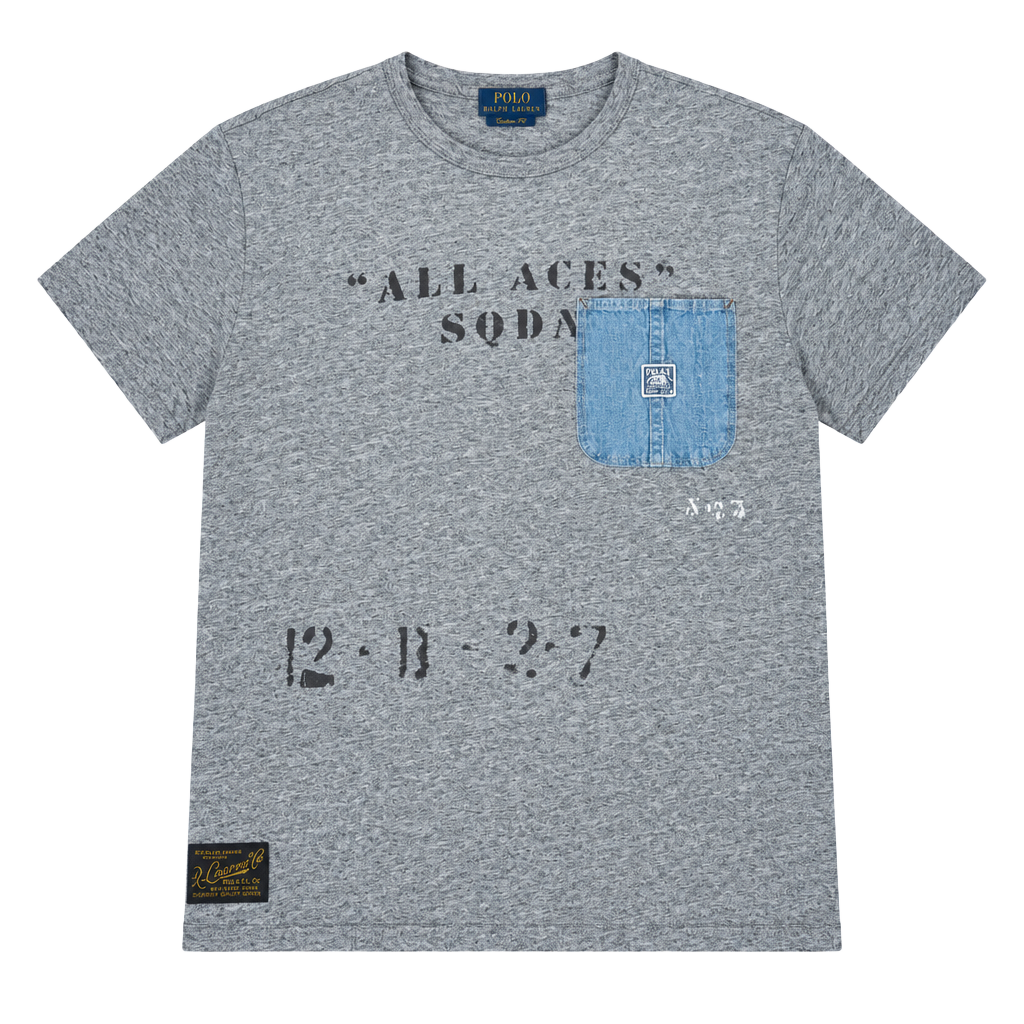 Polo Ralph Lauren All Aces Sqdn Pocket T-Shirt size large 1