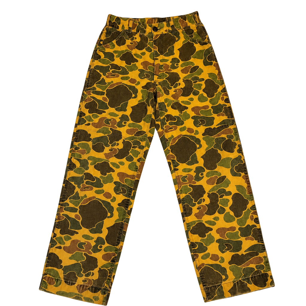 Vintage American Field Duck Camo Hunting Pants Made in USA 1