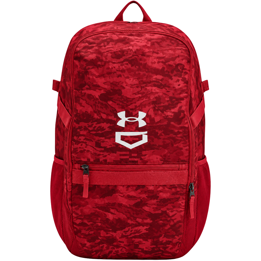 Under Armour Red Digital Camo Player Baseball Softball Backpack 1
