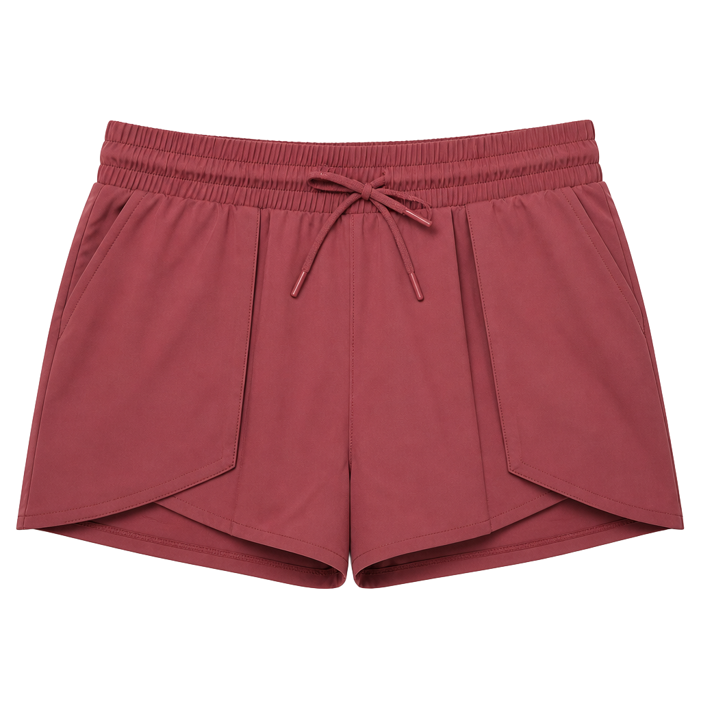 Mondetta The Built-In Liner Ventilating 2.5" Short - Merlot Red 1