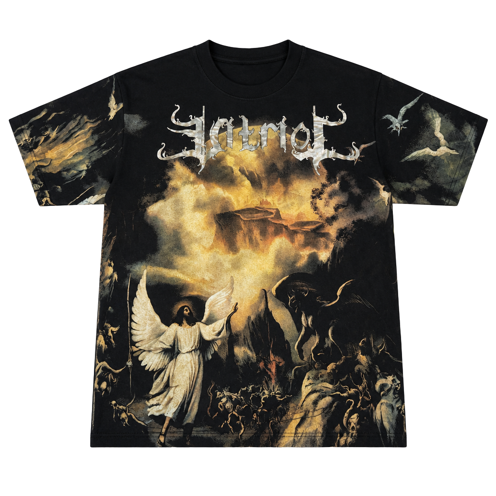 Vitriol Revelations Black Graphic T-Shirt 1
