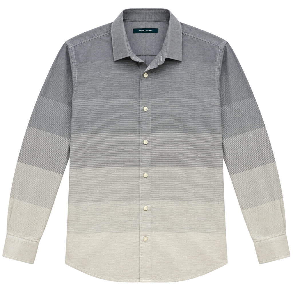 Perry Ellis Long Sleeve Button Down Dress Shirt Men’s Medium M 38-40 1