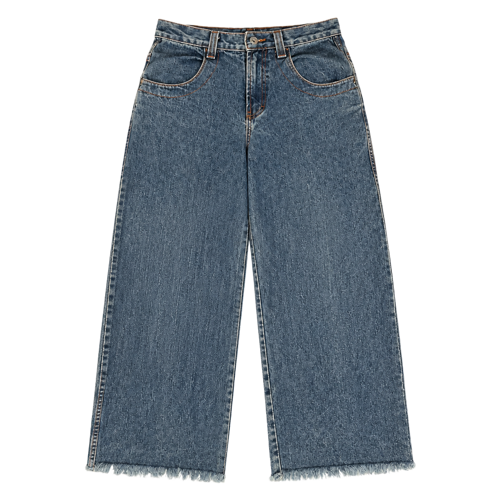 Vintage 90s JNCO Girlie Stuff Double Wide Leg Jeans 1