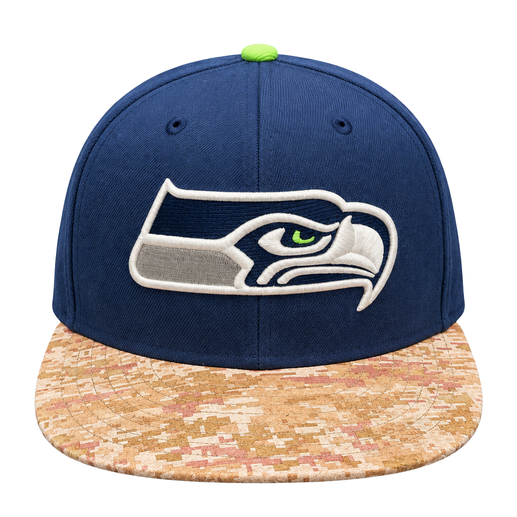 New Era Seattle Seahawks 59FIFTY Size 6 5/8 Fitted Hat 1