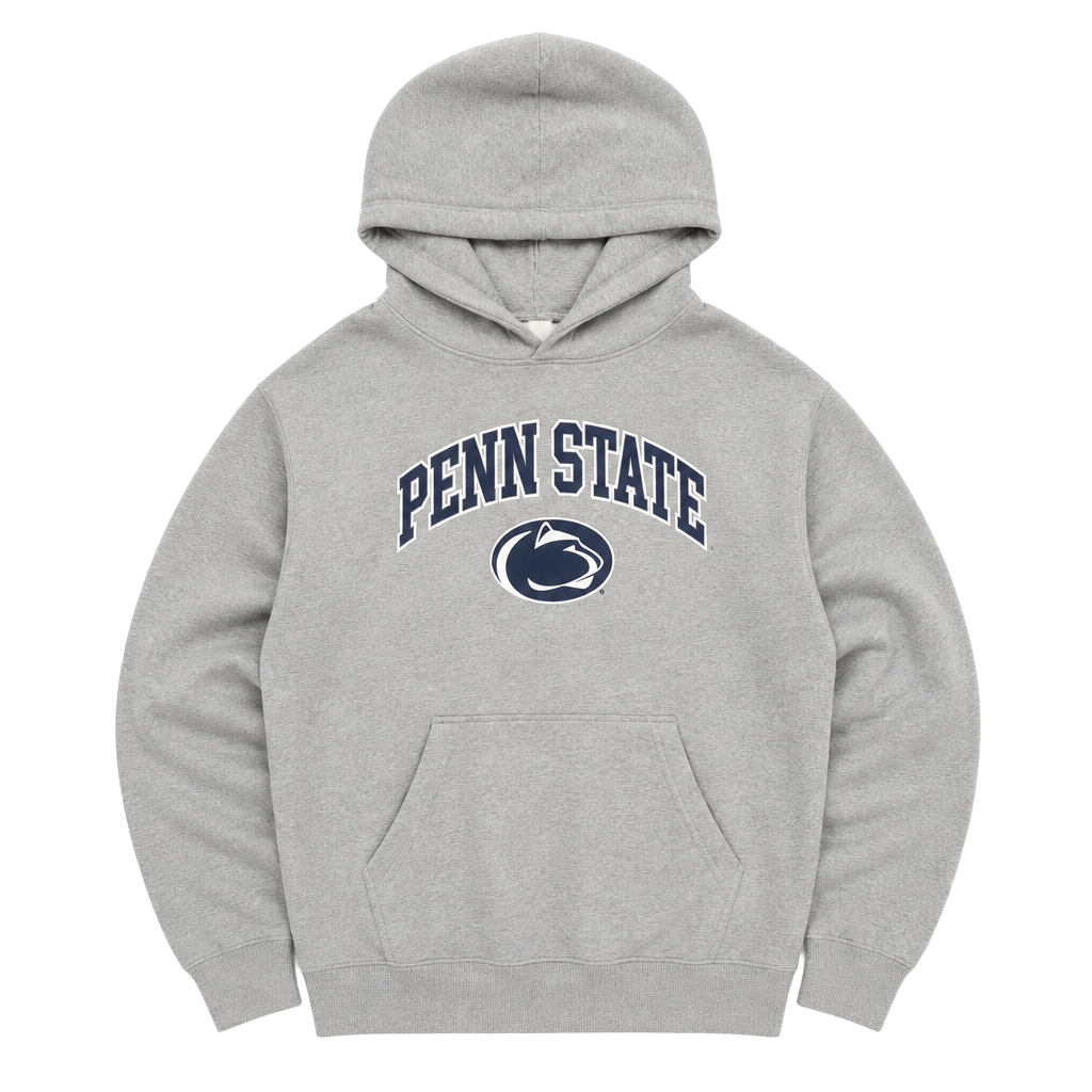 Penn State Nittany Lions Grey Hoodie Sweatshirt 1