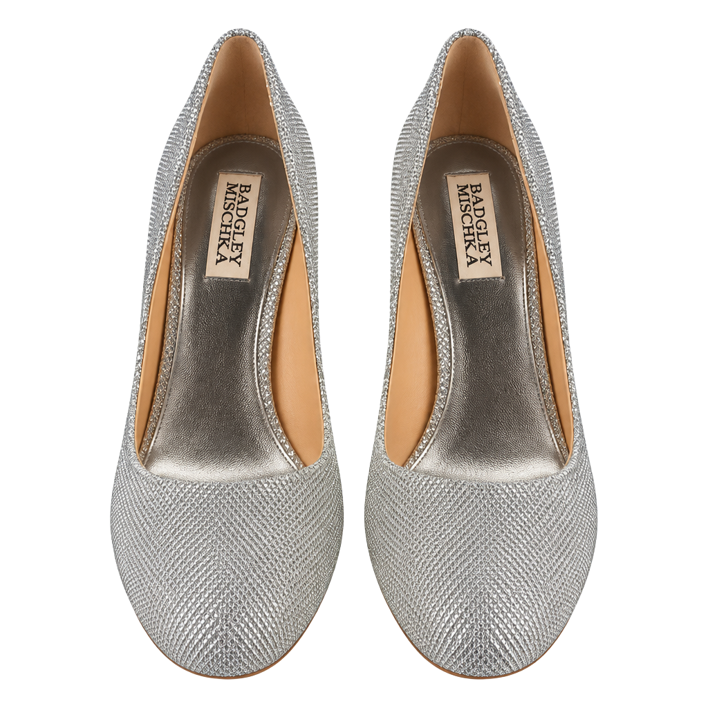 Badgley Mischka Dharma Pump Size 7.5M Pewter Metallic 1