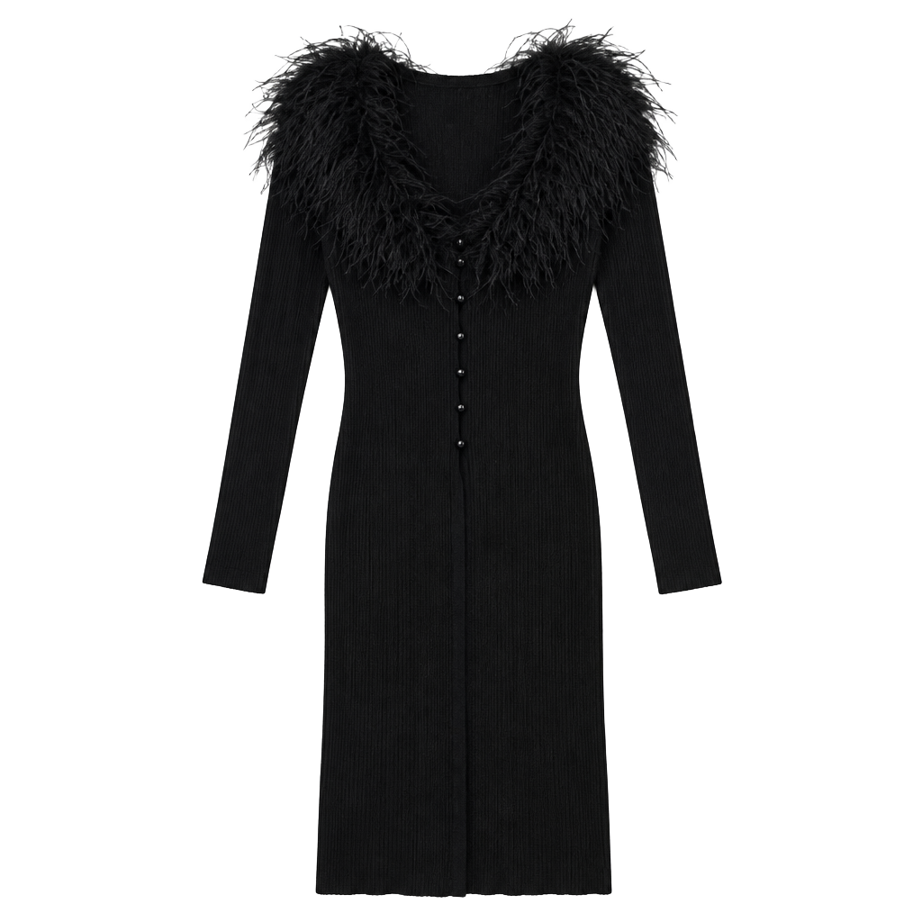 Almost Famous Cardigan Size S Black Faux Fur Trim 1