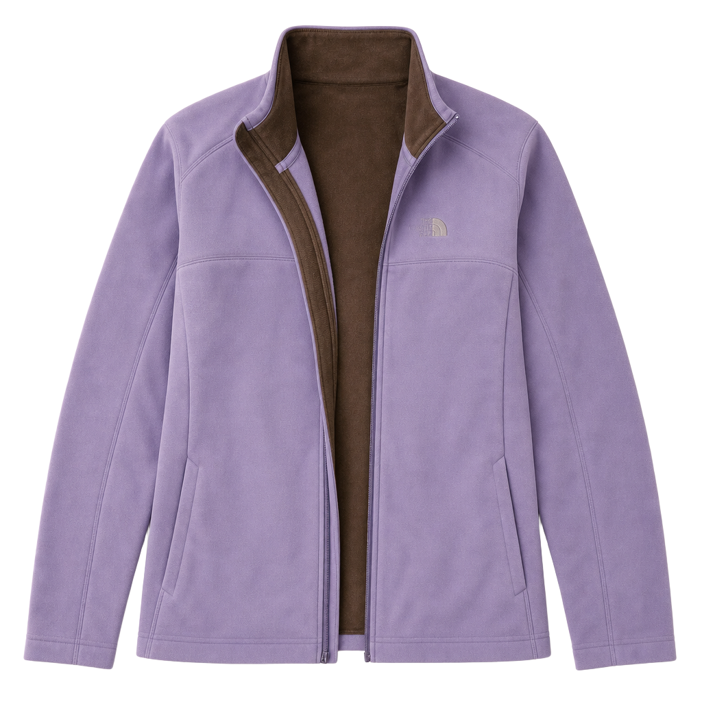 The North Face Women's Full Zip Softshell Jacket Blue Size Large 1