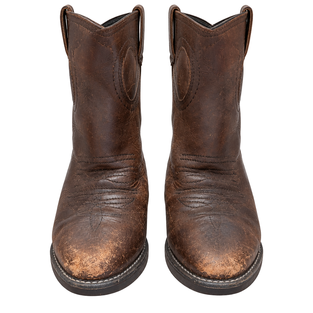 Twisted X Brown Leather Western Boots Size 7.5 D 1