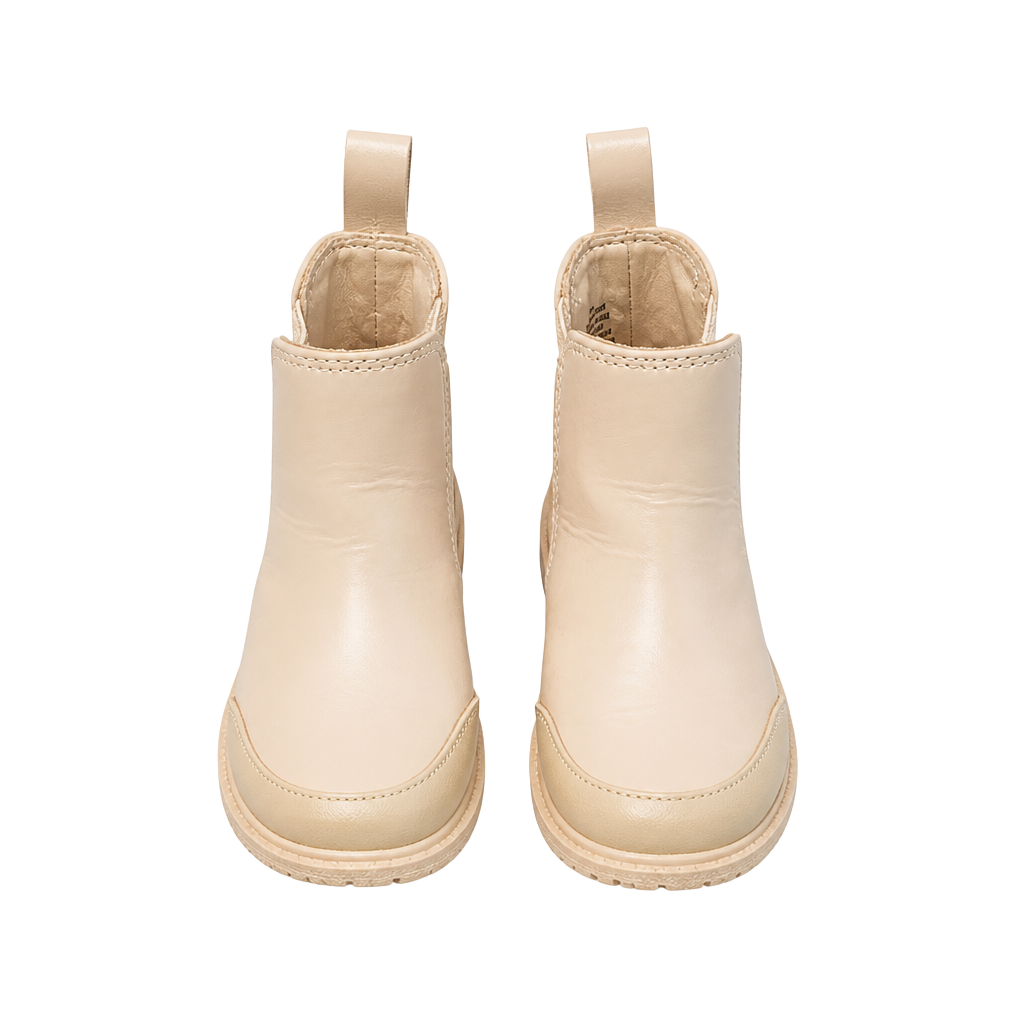 Old Navy Chelsea Boots Size 5 Cream Toddler Ankle Boots 1