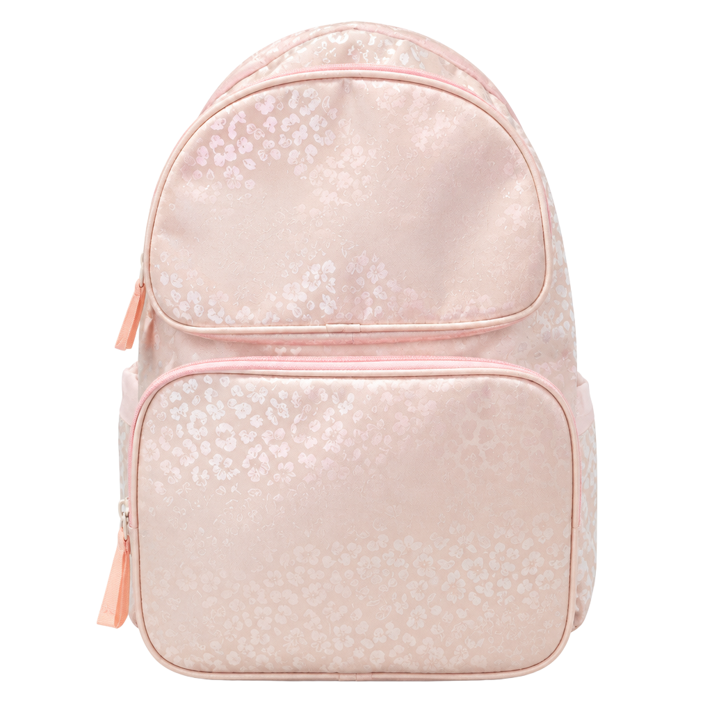 Pink Glitter Leopard School Backpack Bag 1