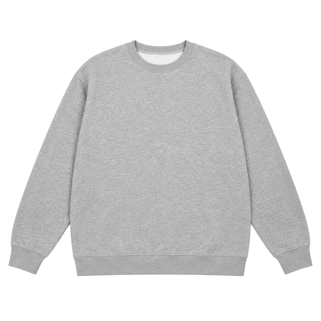 Athletic Works Sweatshirt Size L (12-14) Heather Gray Fleece Crewneck 1