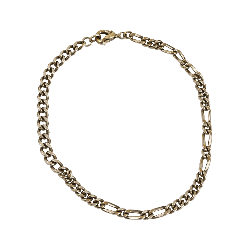Vintage Gold Tone Link Chain Bracelet 1