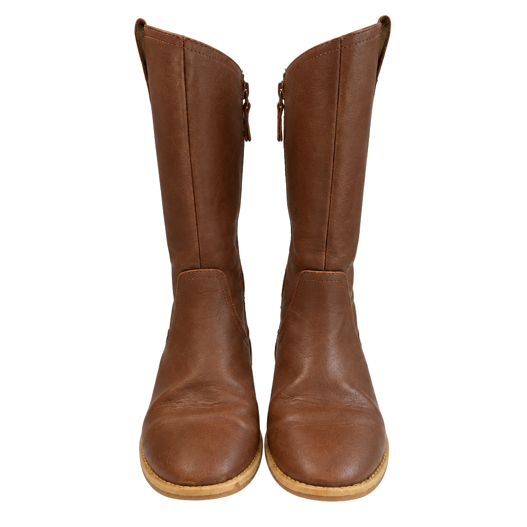 Cat and Jack Western Boots Size 13 Brown Floral Lining 1
