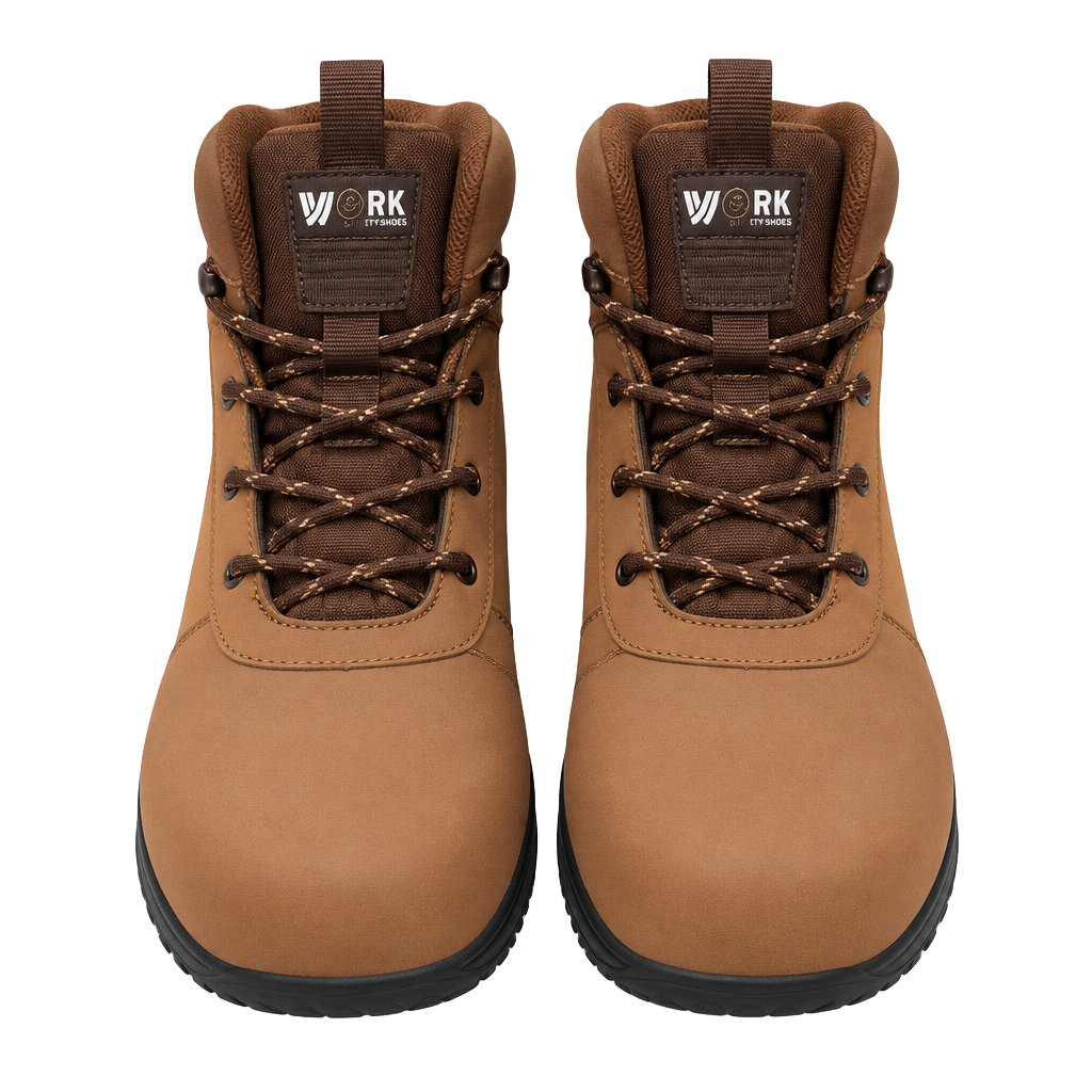 Larnmern Work Boots Size 14 Brown Safety Toe Industrial boots (brand new) 1