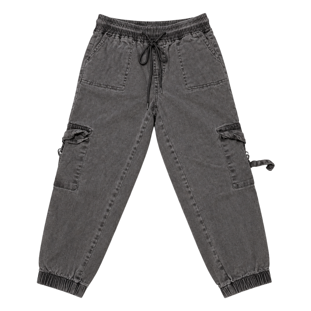 Telepatía Gray Denim Cargo Jogger Pants Size 1/25 1