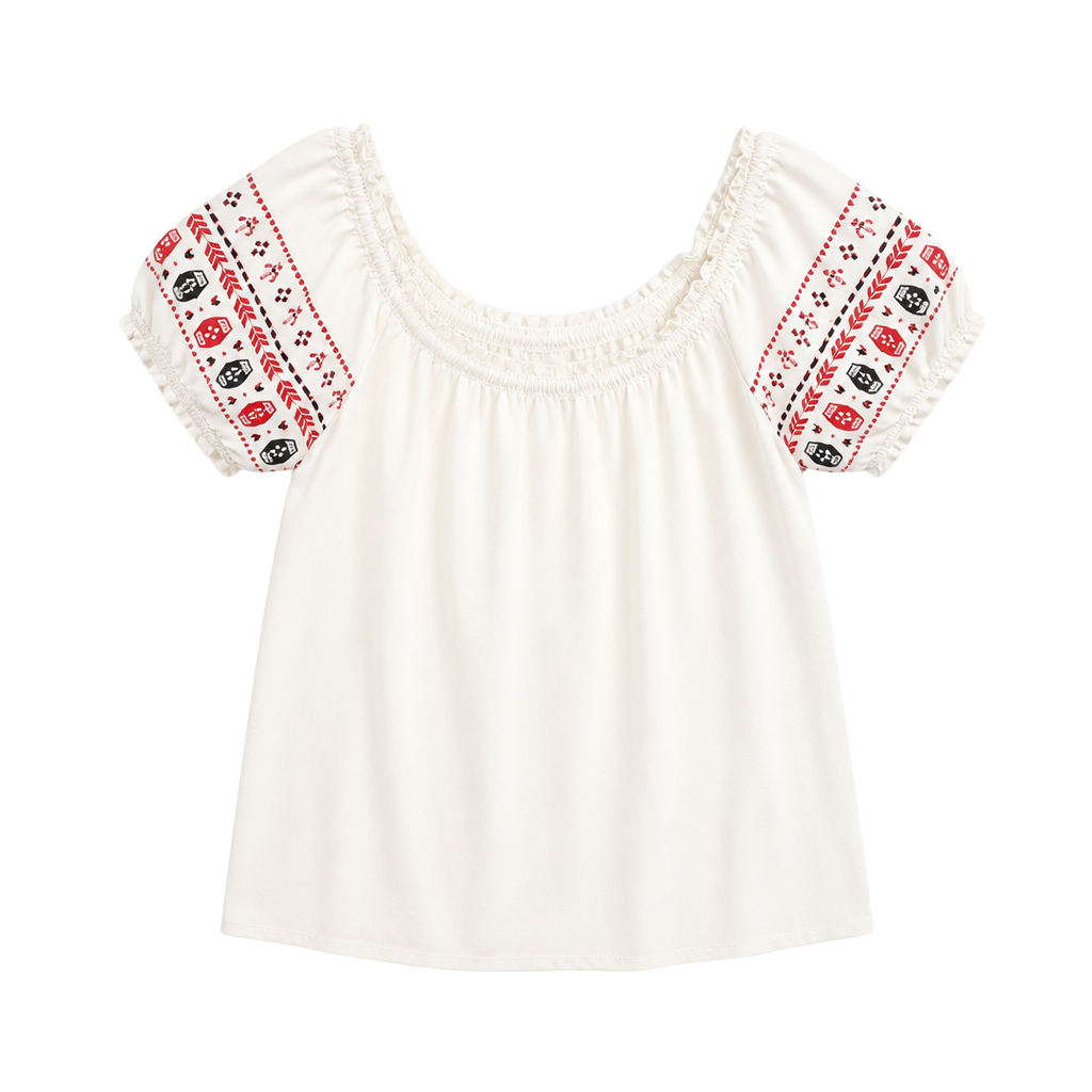 Her Universe Star Wars Solo Retro Off-the-Shoulder Embroidered Top 1