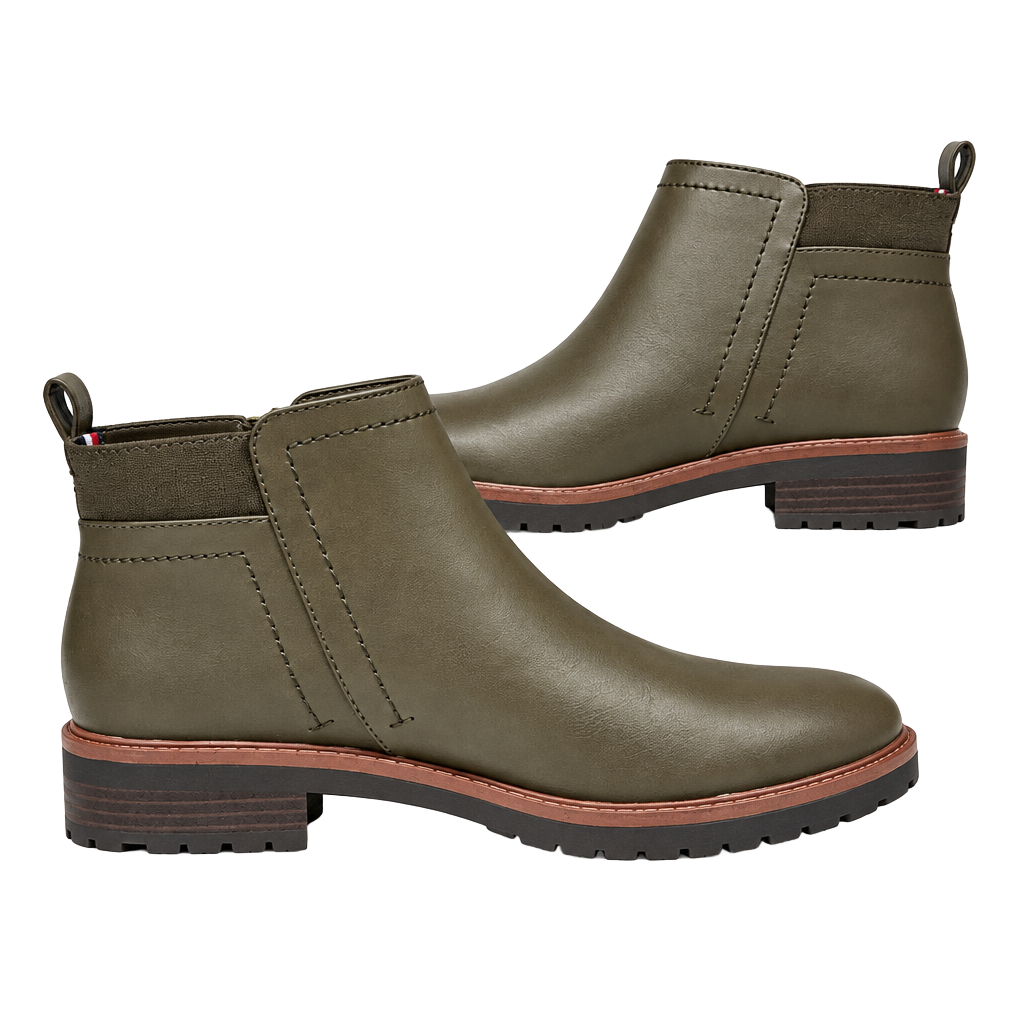 Tommy Hilfiger Fawn2 Bootie Size 9M Dark Green 1
