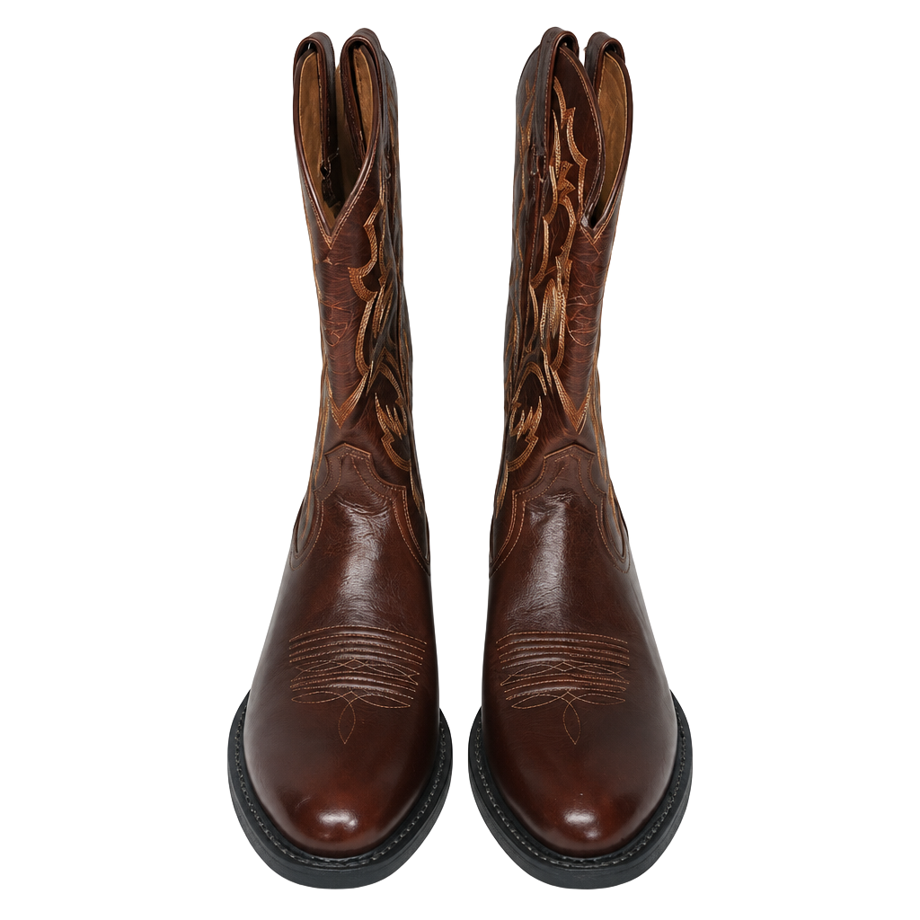 Ariat 10005964 Mens Heritage Western Boots Size 10.5D Brown Leather R Toe NWOB 1