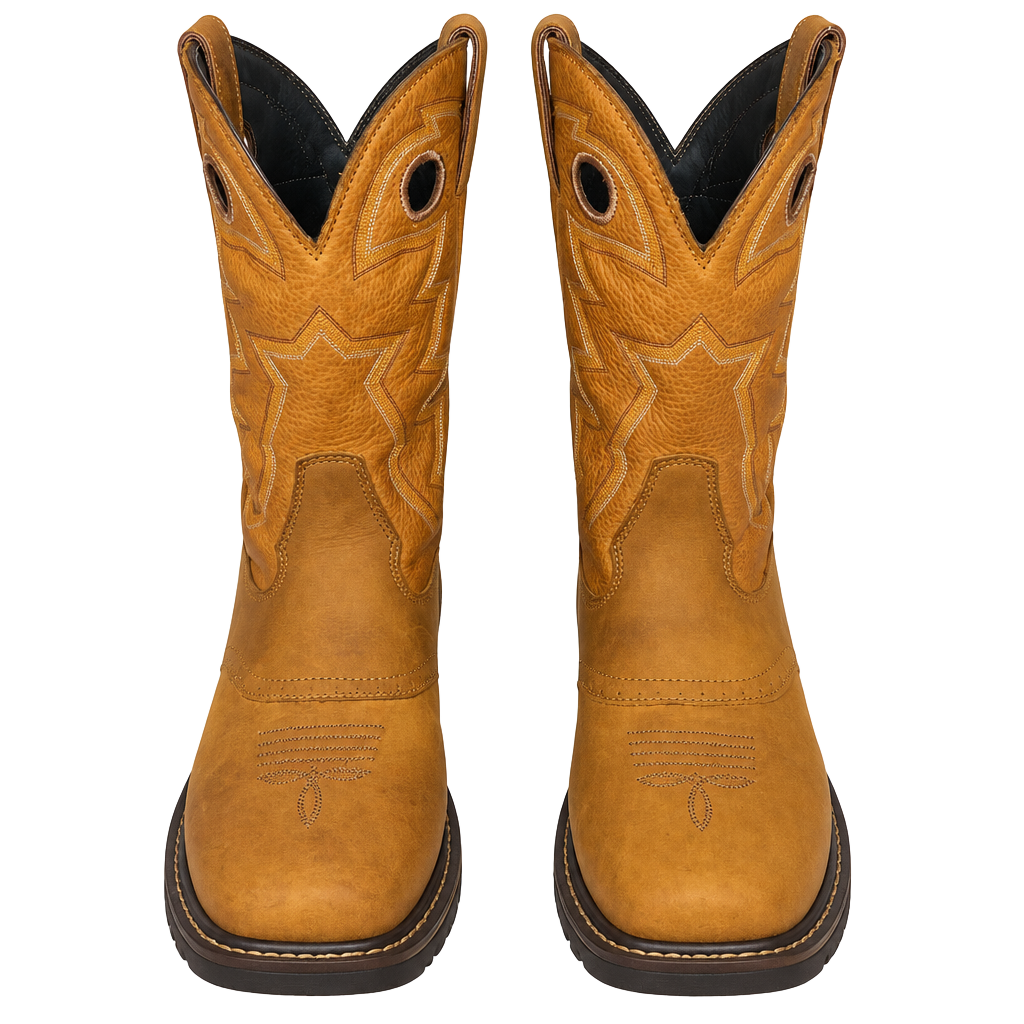 Rocky Men's Branson Saddle Roper Waterproof Western Boots Size 14 W P22715 1