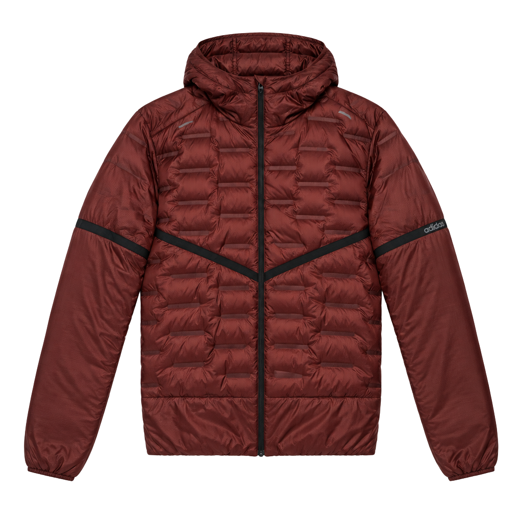 Nike Aeroloft Running Jacket Size S Burgundy Goose Down 1