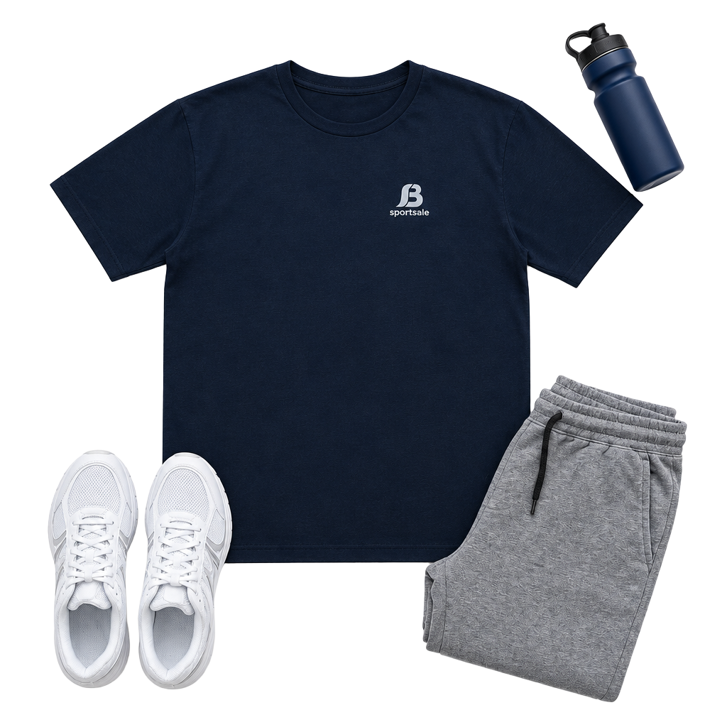 Sportsbum Navy Blue Crew Neck Tee 1
