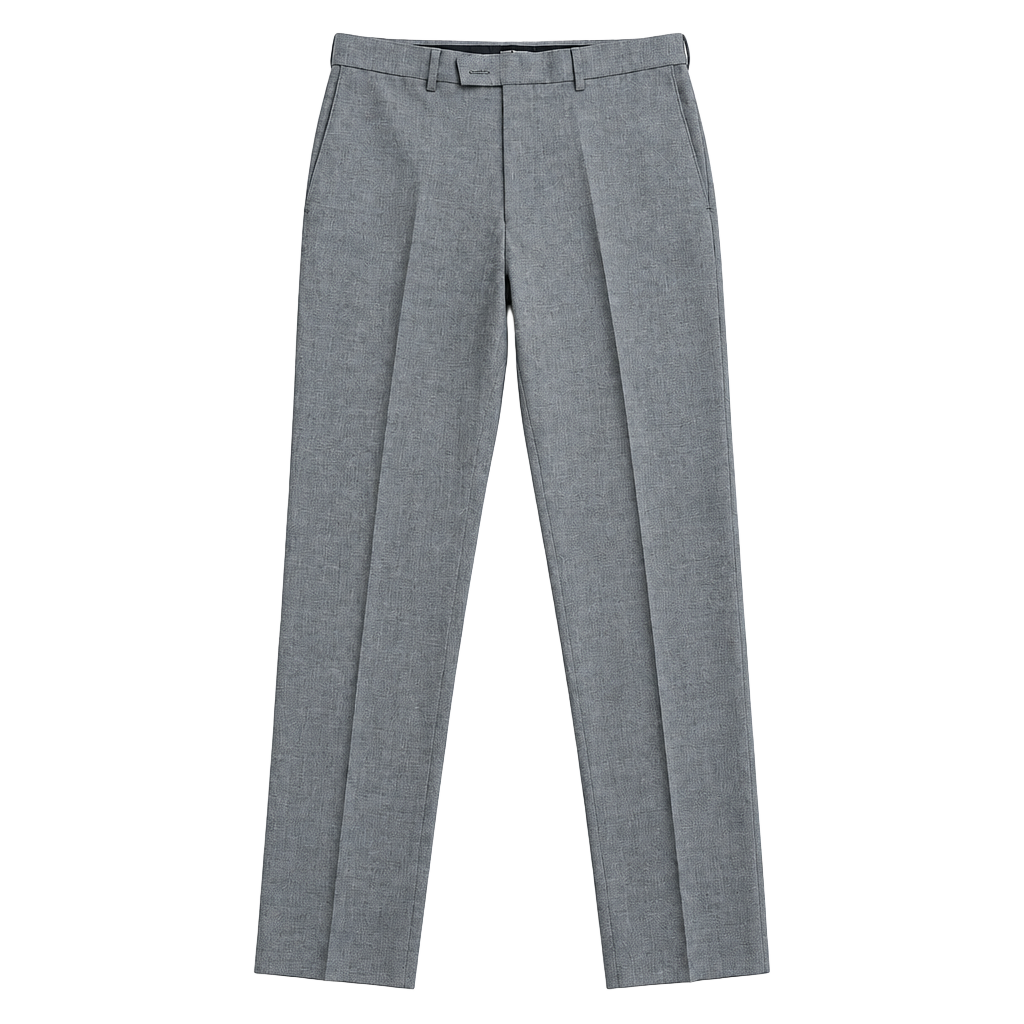 Louis Raphael Light Gray Flat Front Dress Trousers 1