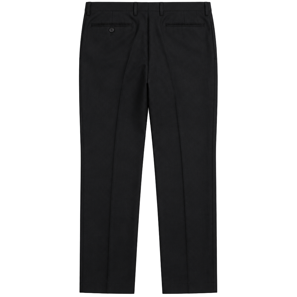 Black Tuxedo Trousers Satin Stripe Formal Dress Pants 1