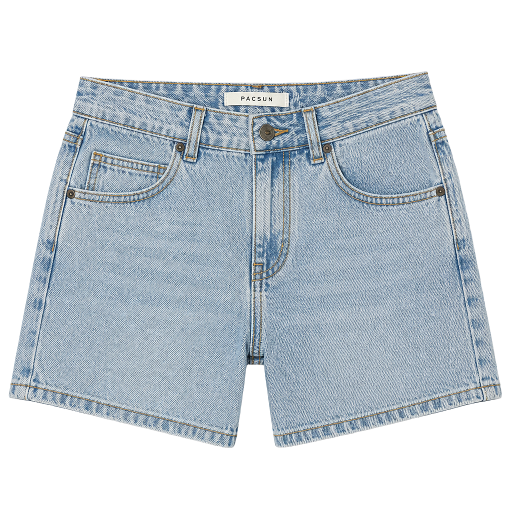 PacSun Mom Jeans Size 28 Light Wash Distressed Denim 1