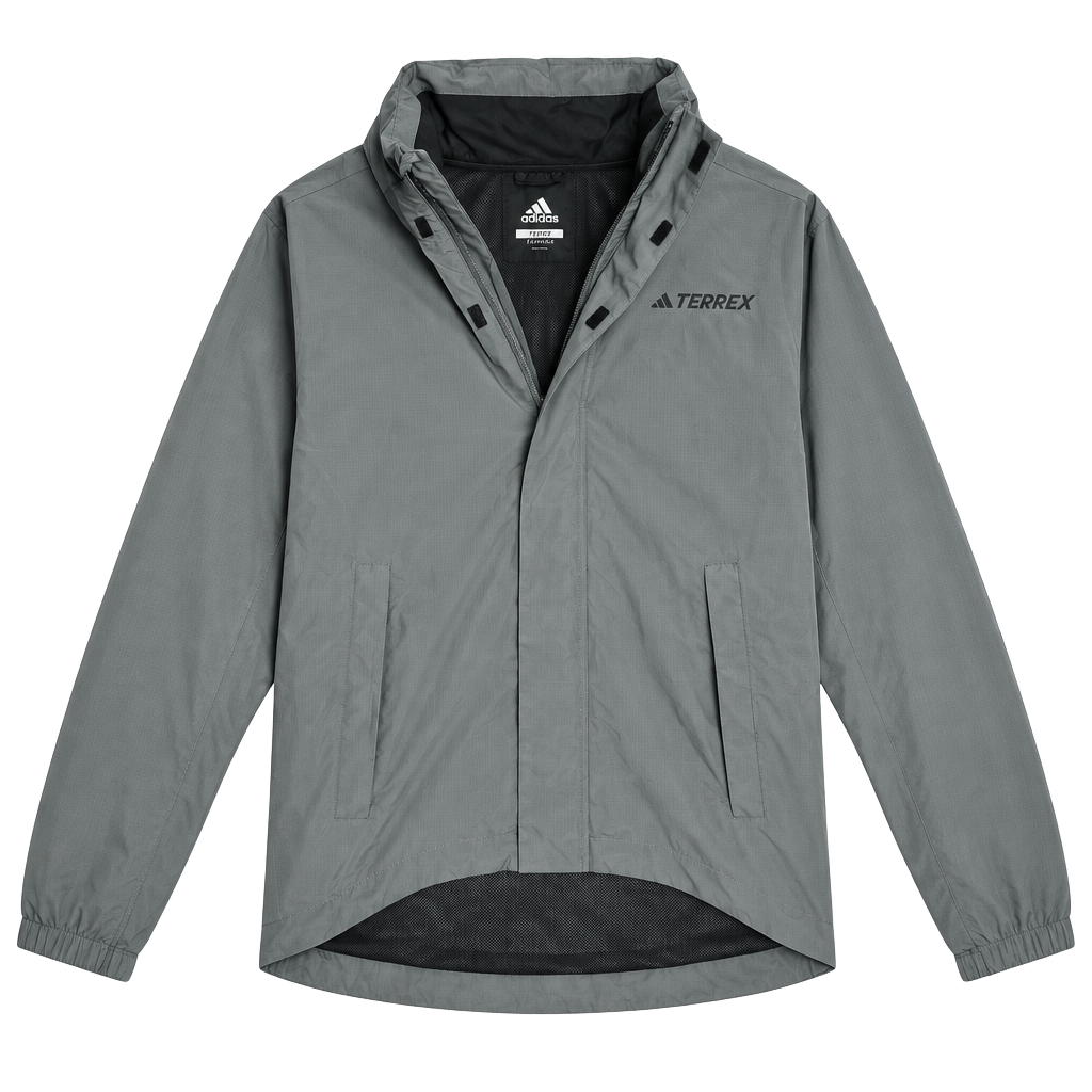 Adidas Terrex Climaproof Rain Jacket Size S Gray. Pc138 1