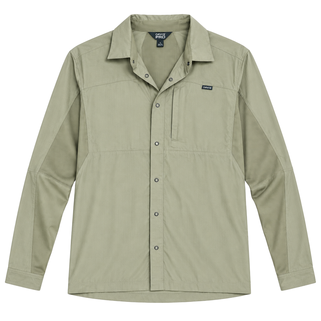 Orvis Pro Long Sleeve Shirt Size M. Pc 136 1
